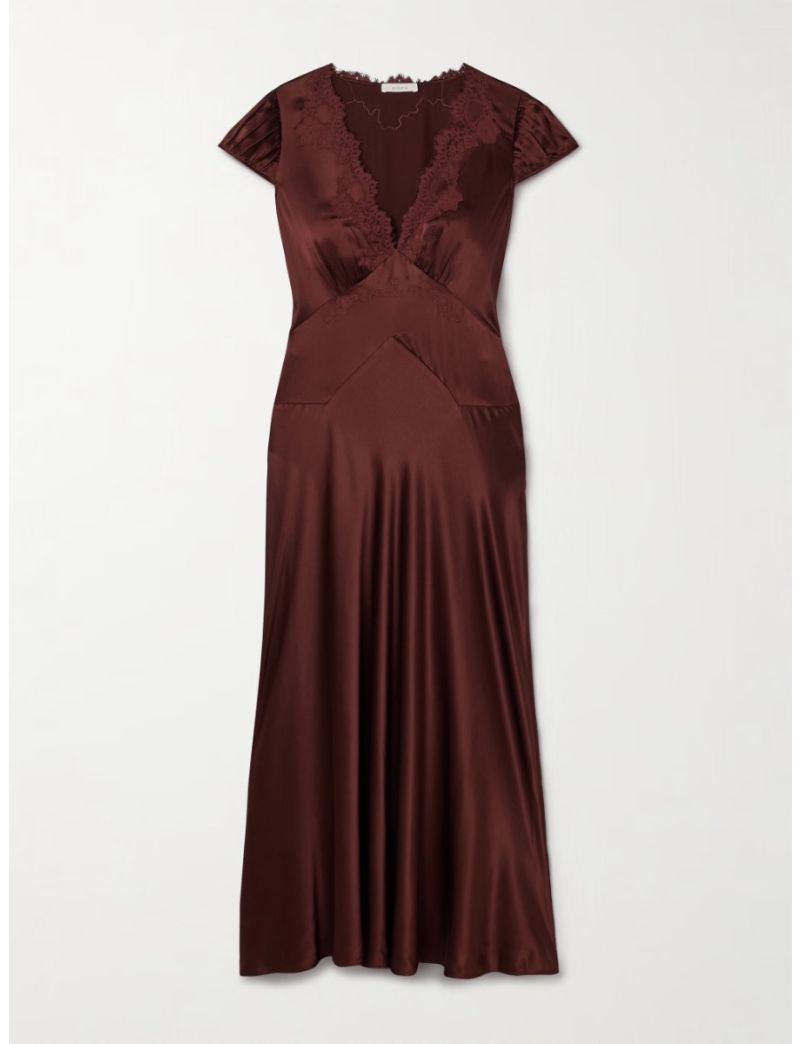 Vestido Longo em Cetim Acetinado